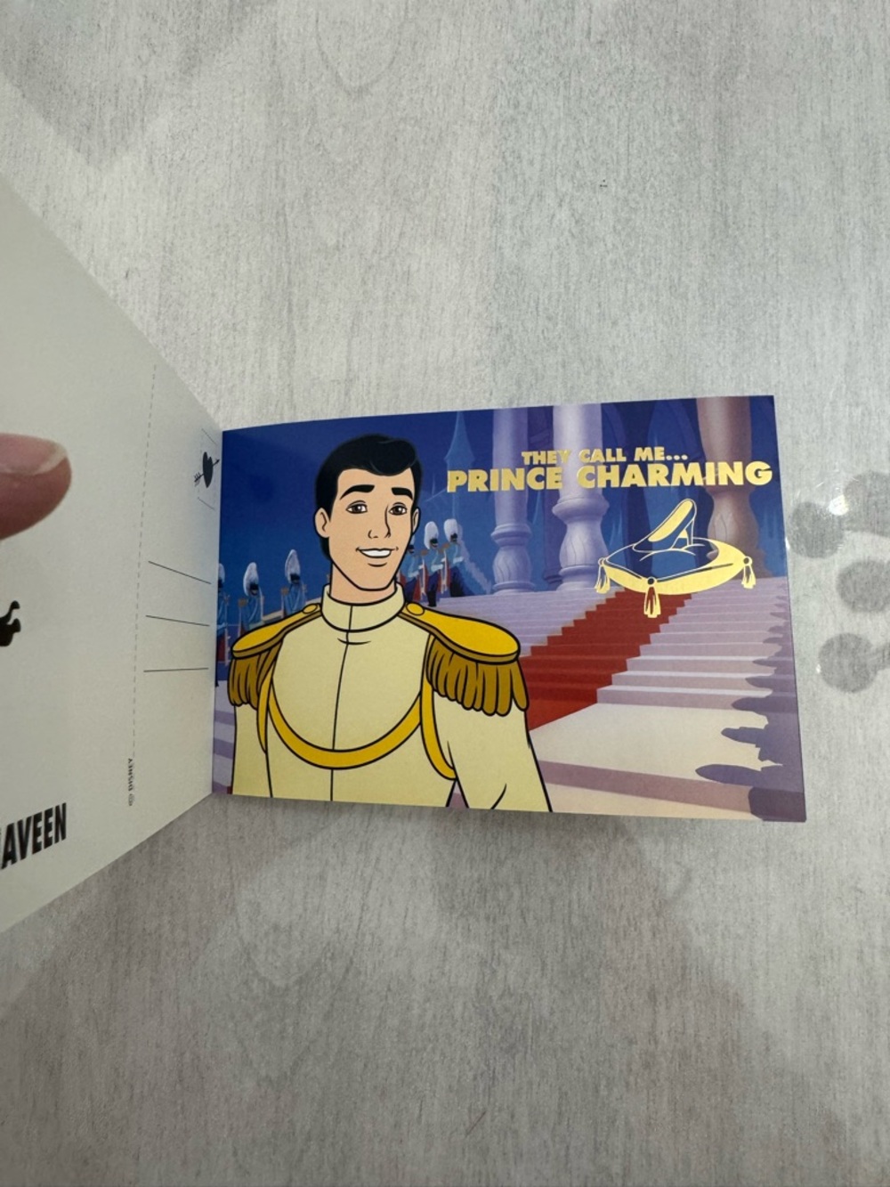 Oh My Disney Princes Post Card Collection Book Partially Used - Picture 2 of 7